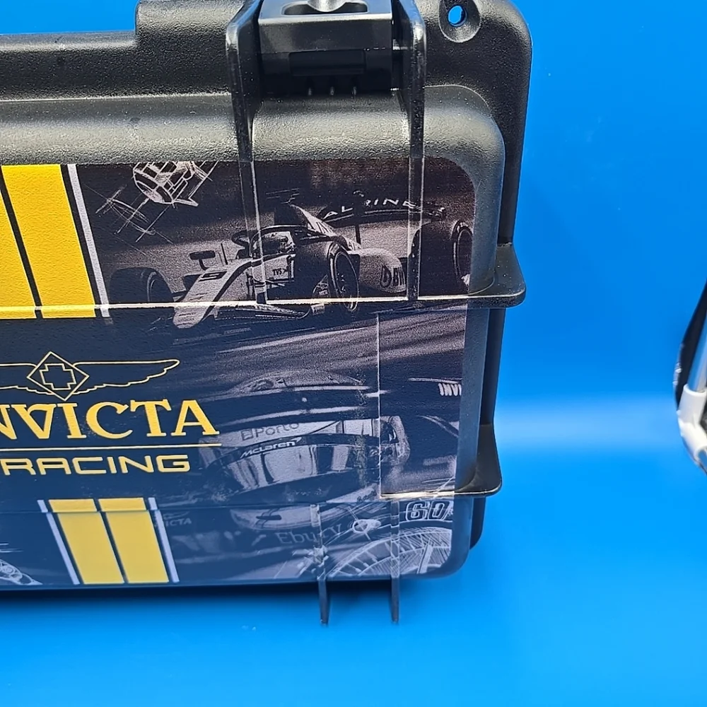 Invicta 8-Slot Dive Impact Watch Case, Racing Team, SKC Black (DC8RT-SKCBLK)